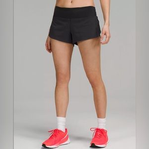 LULULEMON Speed Up Middies Running Shorts Black - Size 2